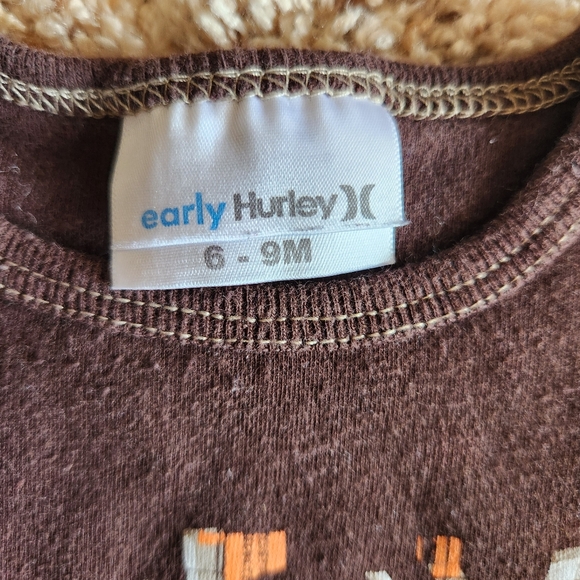 Hurley Baby Onesie in Brown - Picture 3 of 5